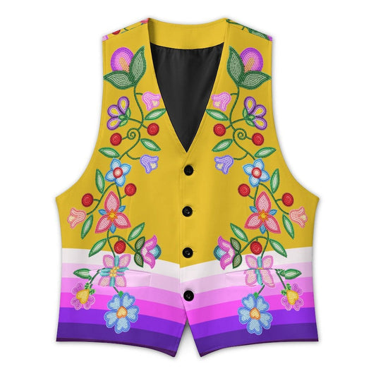 Petal Harmony Women's Sleeveless Suit Vest