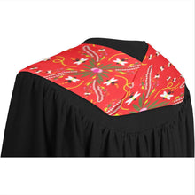 Load image into Gallery viewer, Willow Bee Cardinal Graduation Stole
