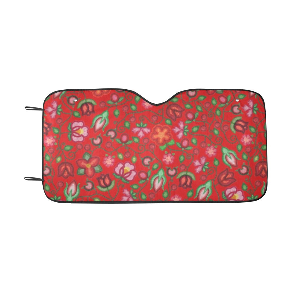 Rose Reverie Red Car Sun Shade 55"x30"