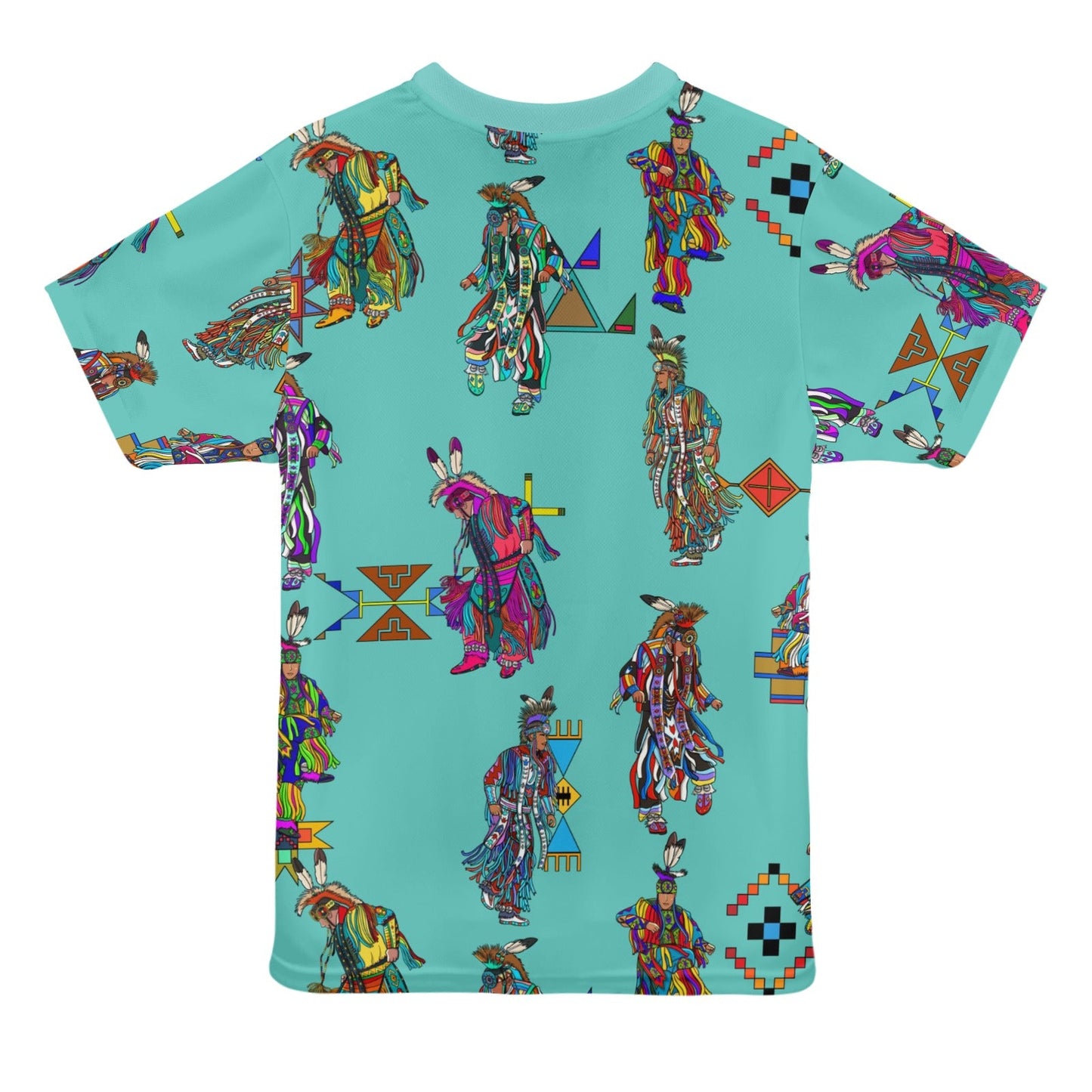 Men's Grass Dancers Eggshell Blue Tee