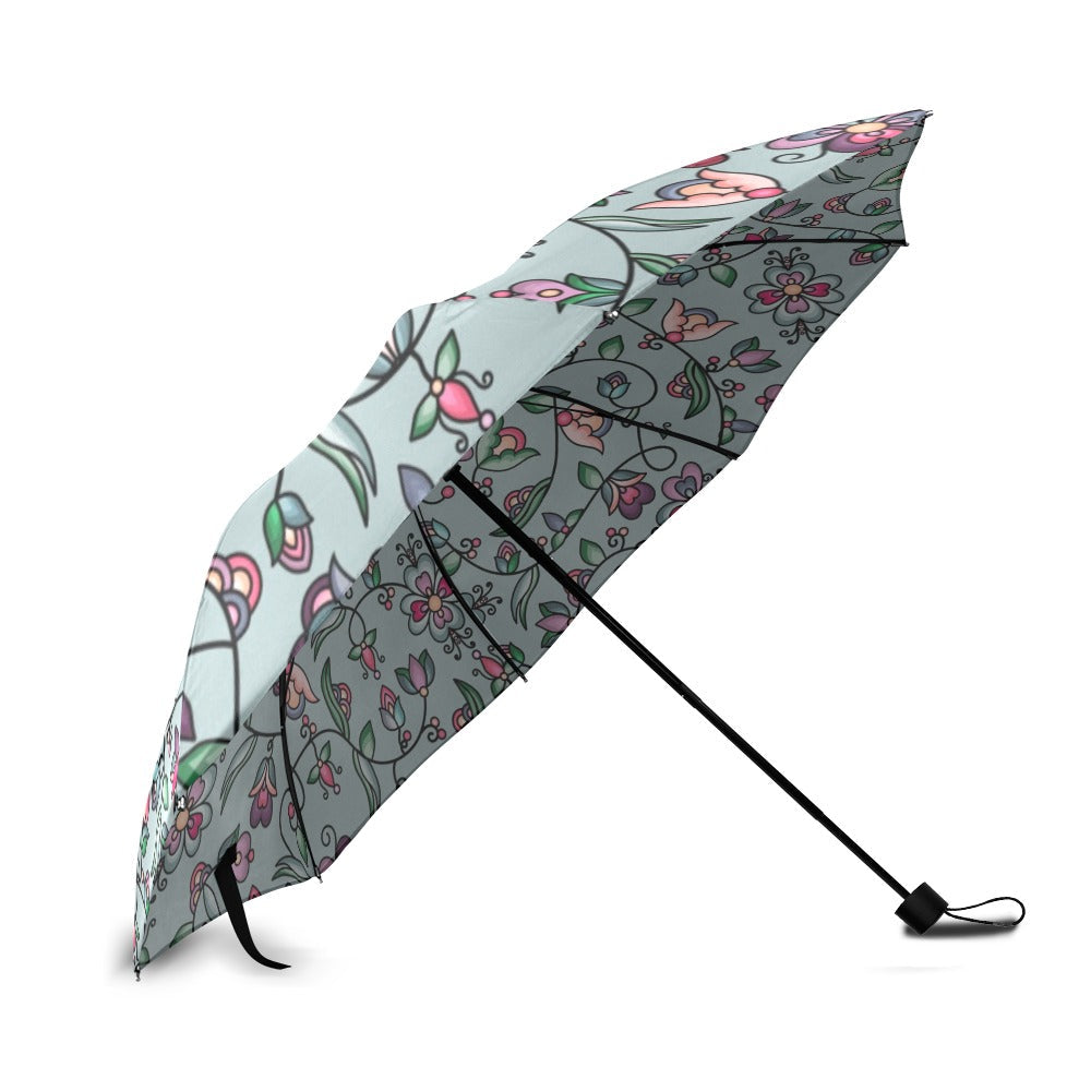 Amber Evening Garland Turquoise Foldable Umbrella
