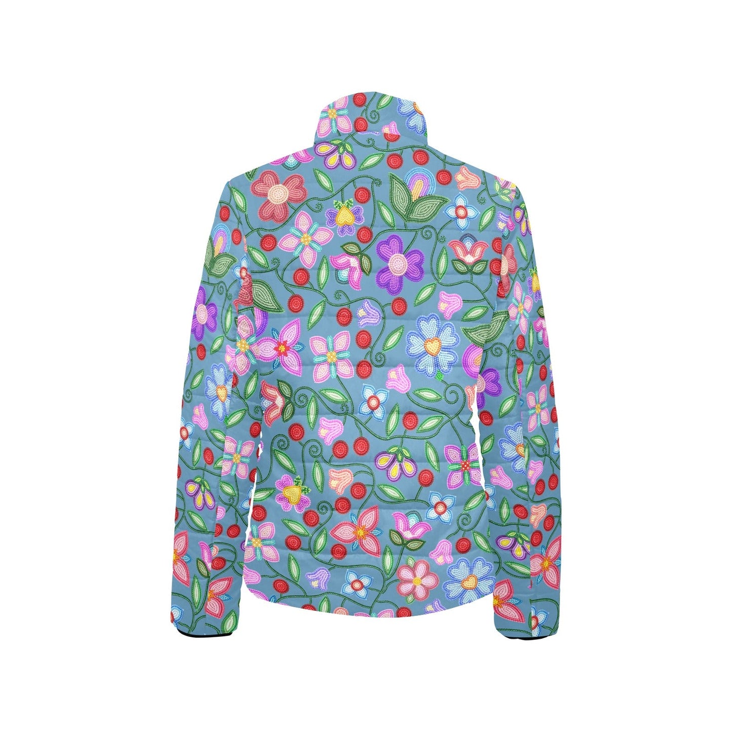 Petal Harmony River Stand Collar Jacket