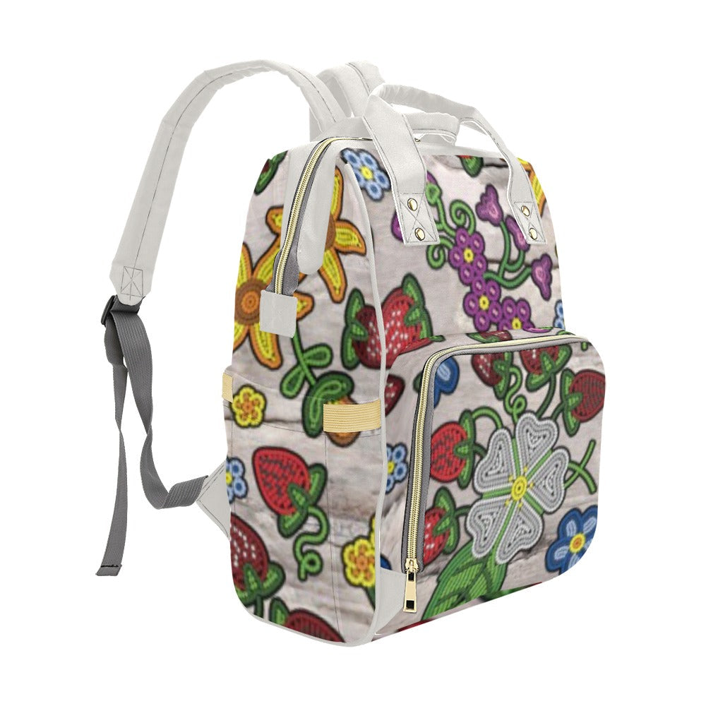 Berry Pop Bright Birch Multi-Function Diaper Backpack/Diaper Bag