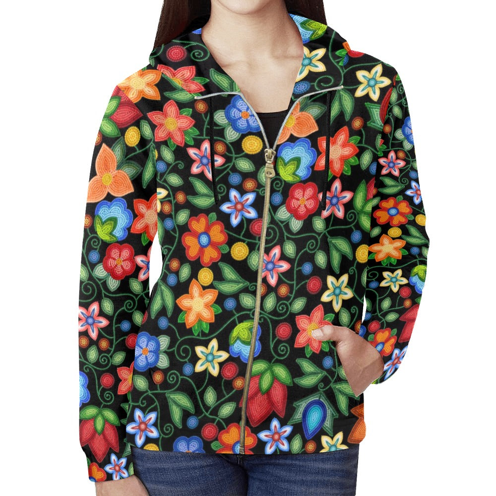 Morning Harmony Full Zip Hoodie For Women