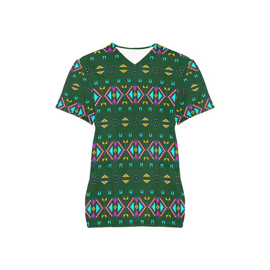 Rite of Passage Squash Leaf Scrub Top