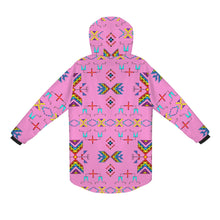 Load image into Gallery viewer, Rainbow Chief Rainbow Blush Unisex Sherpa Lined Hooded Coat
