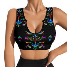 Load image into Gallery viewer, Dakota Damask Black Yoga Top
