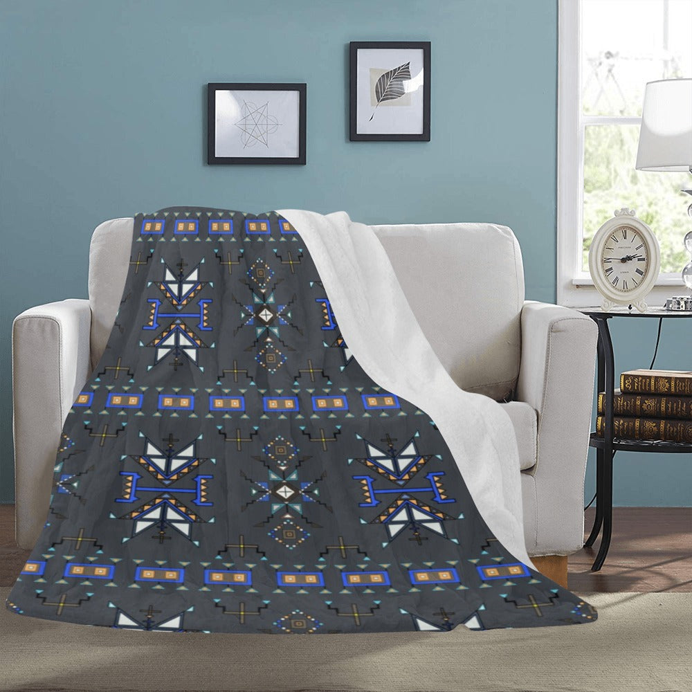 Eagle Strike Gray X-Large Micro Fleece Blanket