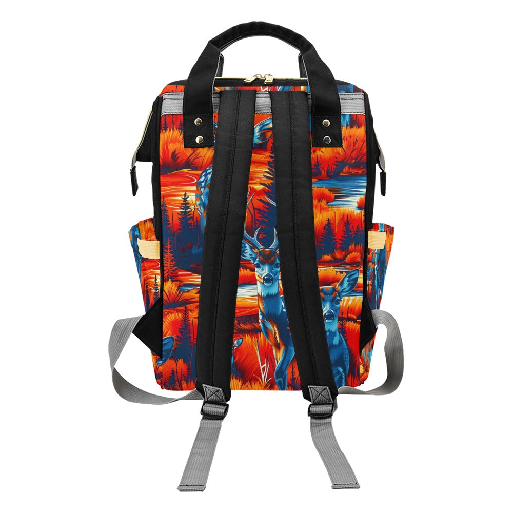 Deer Family Diaper Bag