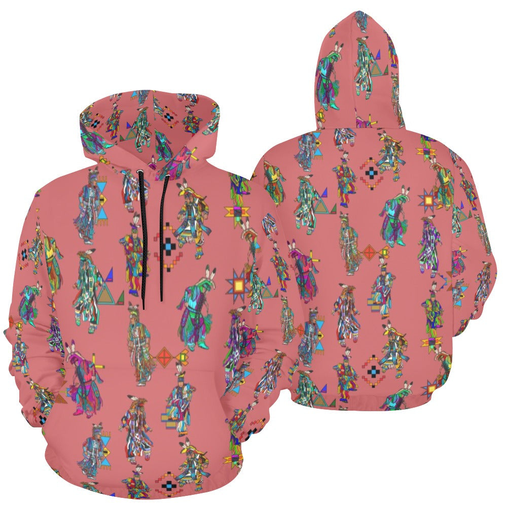 Men's Grass Dancers Terra Cotta Hoodie for Men