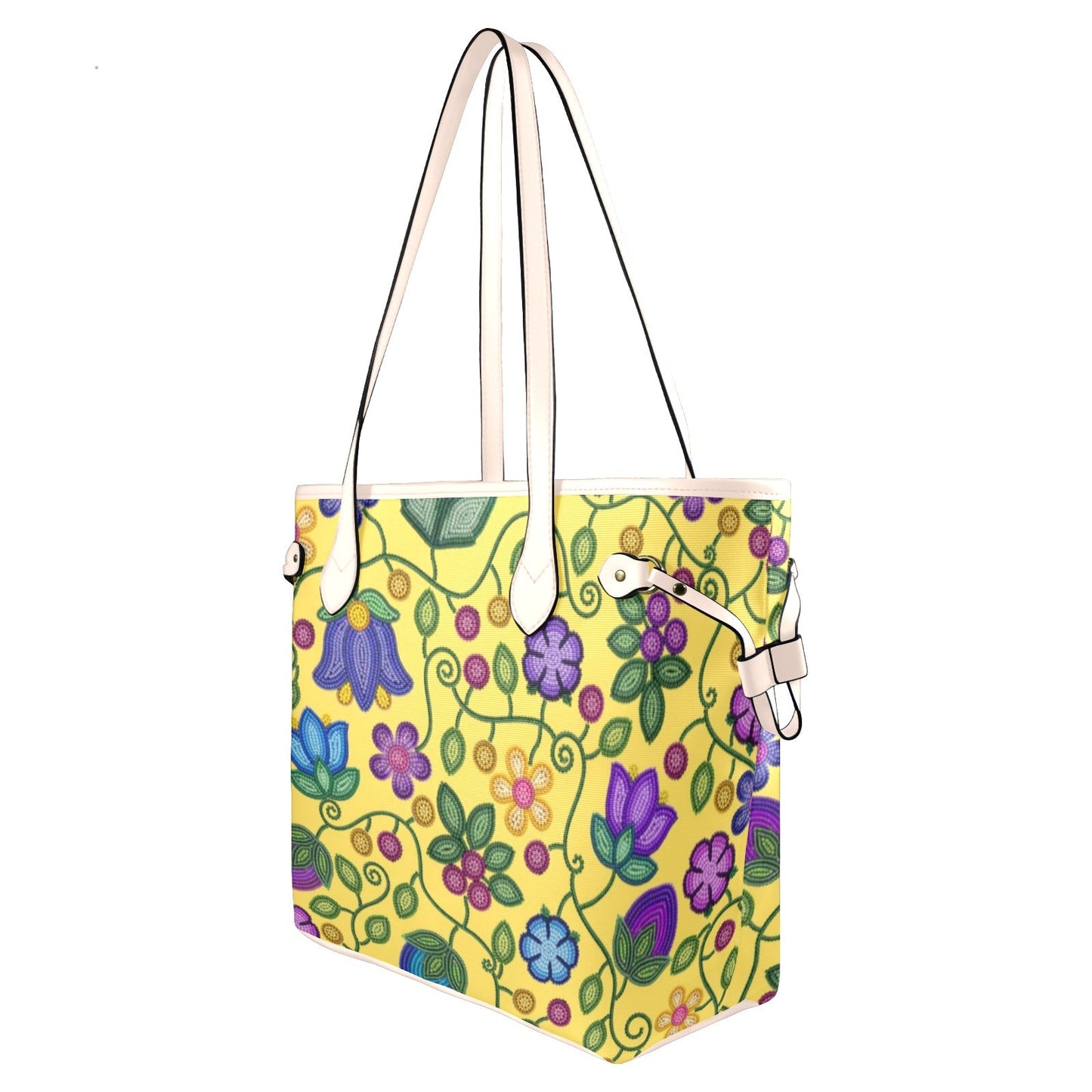 Bloom Uplift Yellow Clover Canvas Tote