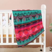 Load image into Gallery viewer, California Coast Summer Gather Baby Blanket 30&quot;x40&quot; Baby Blanket 30&quot;x40&quot; e-joyer 
