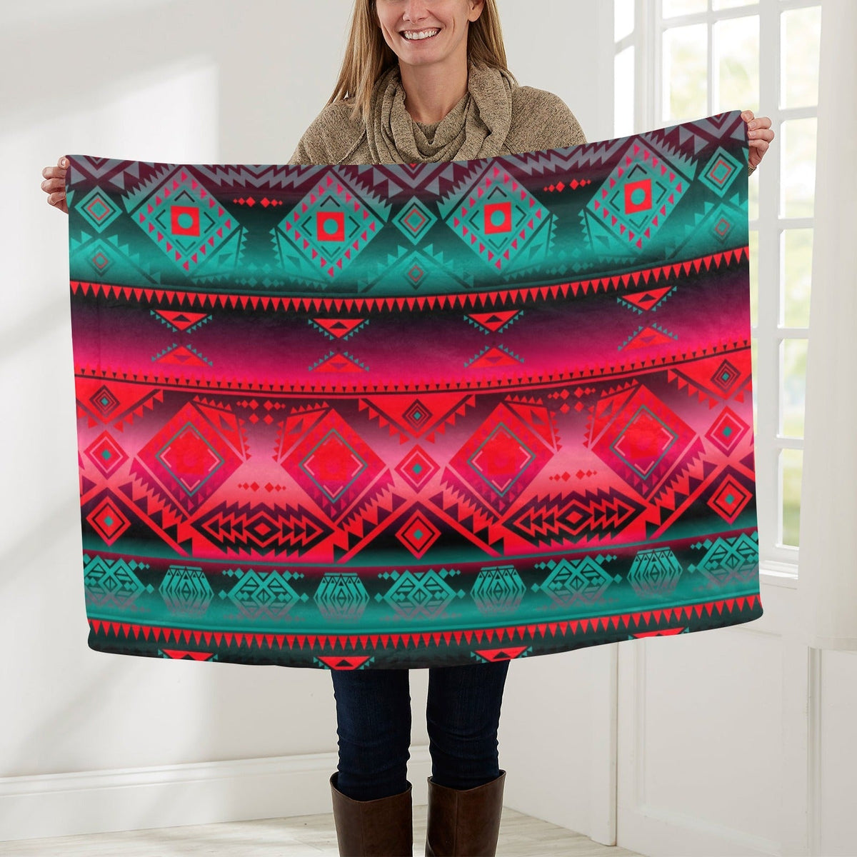 California Coast Summer Gather Small Baby Blanket by 49 Dzine