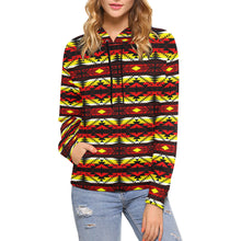 Load image into Gallery viewer, Canyon War Party All Over Print Hoodie for Women (USA Size) (Model H13) Hoodie e-joyer 

