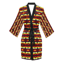 Load image into Gallery viewer, Canyon War Party Long Sleeve Kimono Robe Long Sleeve Kimono Robe e-joyer 
