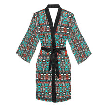 Load image into Gallery viewer, Captive Winter Long Sleeve Kimono Robe Long Sleeve Kimono Robe e-joyer 
