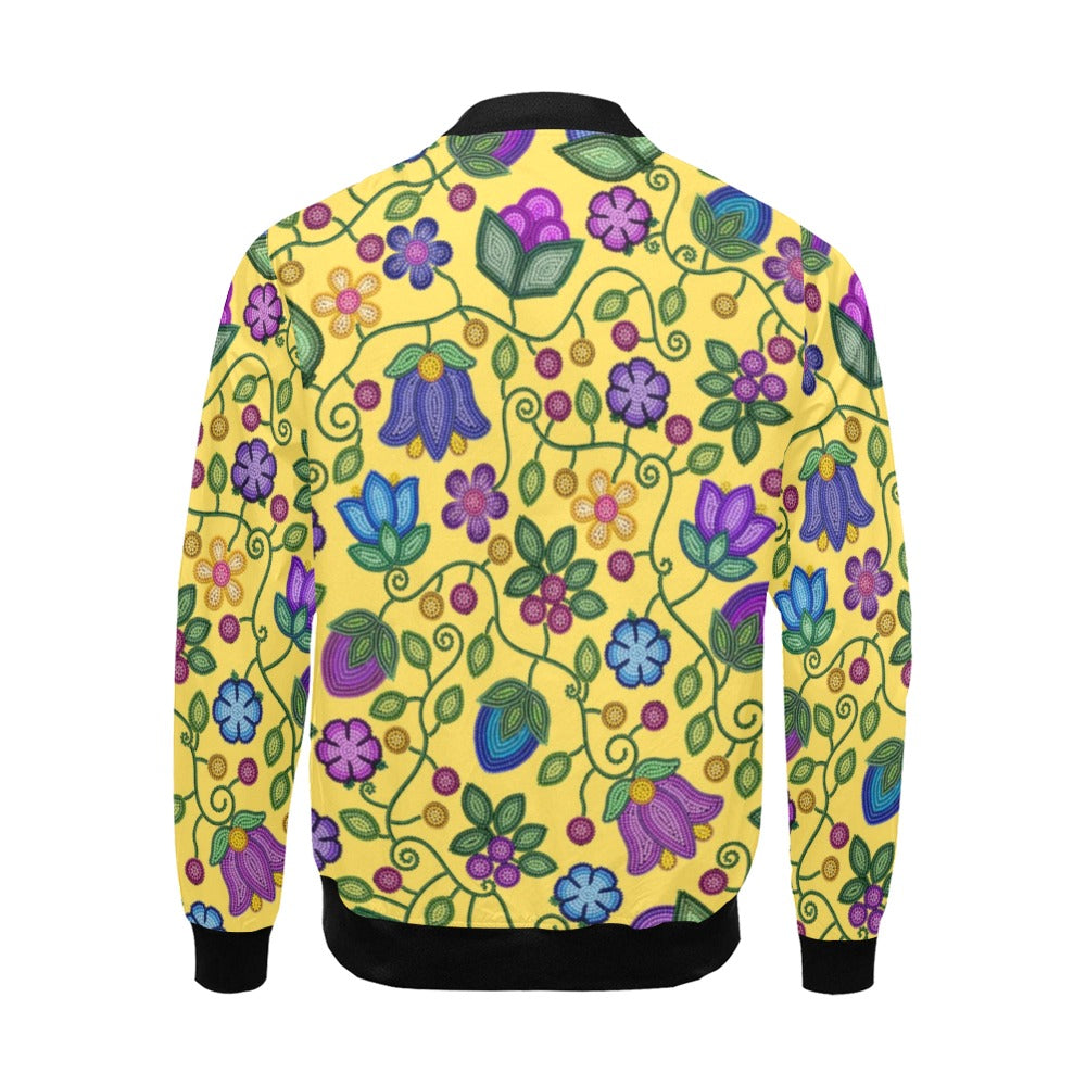 Bloom Uplift Yellow Bomber Jacket