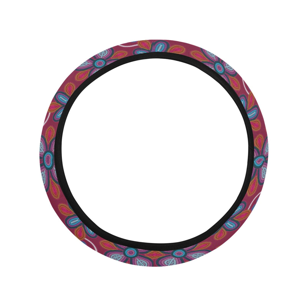 Cardinal Garden Steering Wheel Cover with Elastic Edge