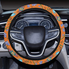 Load image into Gallery viewer, Fresh Fleur Carrot Steering Wheel Cover with Elastic Edge
