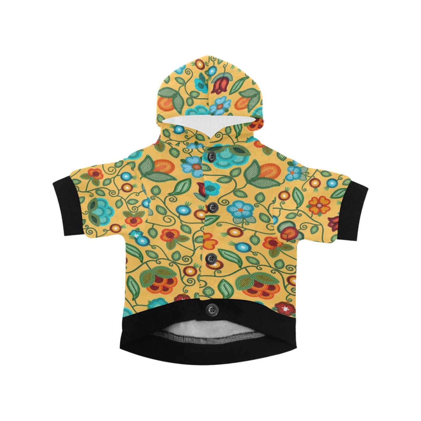 Prairie Fire Petals Honey Pet Hoodie