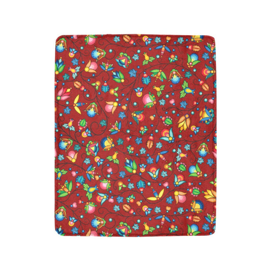 Prairie Plains Spirit Red Ultra-Soft Micro Fleece Blanket 40"x50"