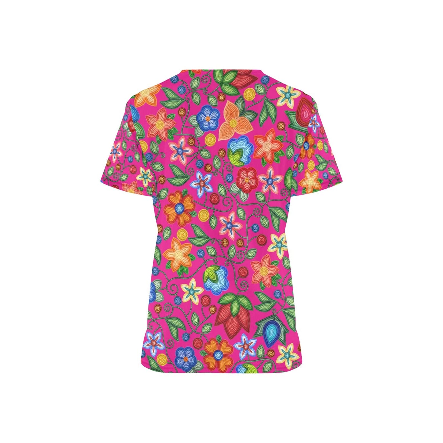 Morning Harmony Pink Scrub Top