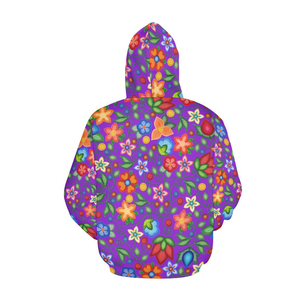 Morning Harmony Purple Hoodie for Women