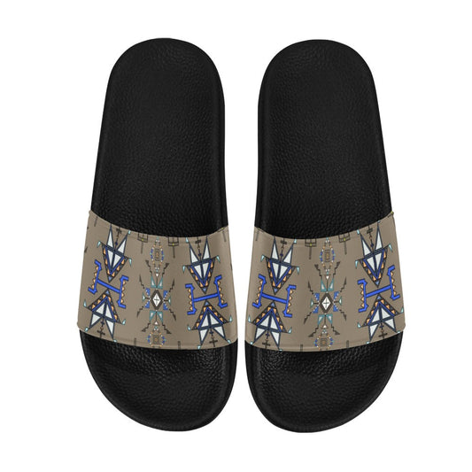 Eagle Strike Brown Slide Sandals