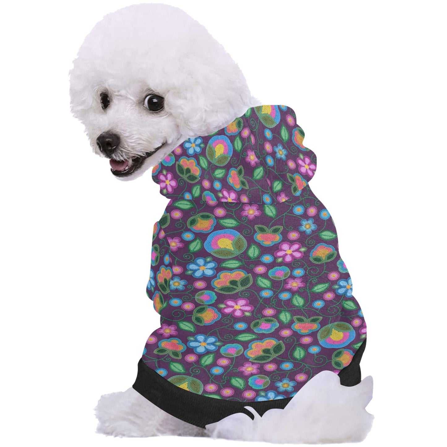 Turquoise Sunbeam Violet Pet Hoodie