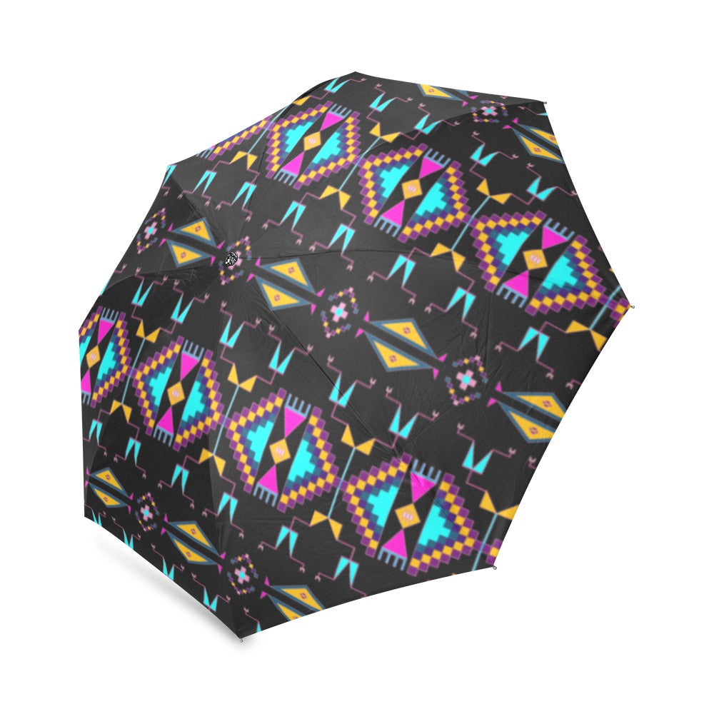 Rite of Passage Black Foldable Umbrella