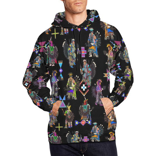 Men's Tradish Dancers Black Hoodie for Men