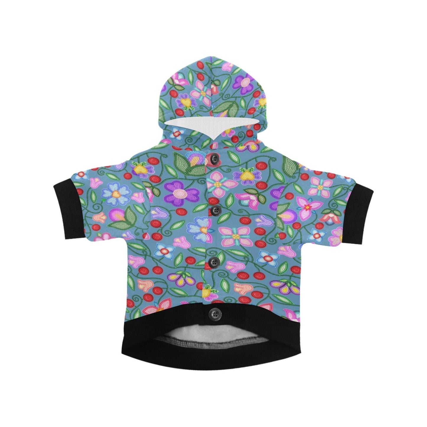 Petal Harmony River Pet Hoodie