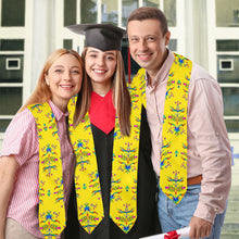Load image into Gallery viewer, Dakota Damask Yellow Graduation Stole
