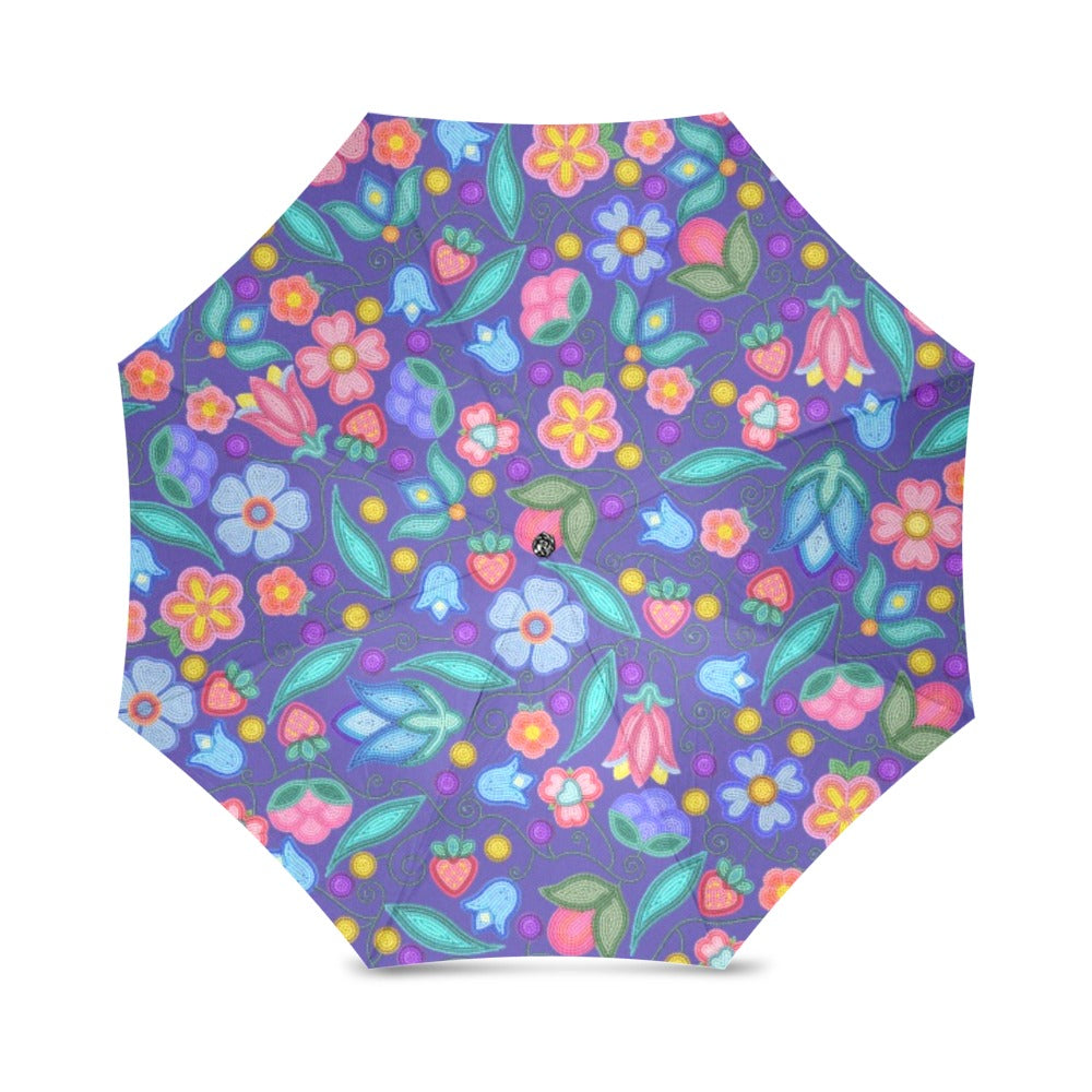 Sweet Offering Indigo Foldable Umbrella (Model U01)