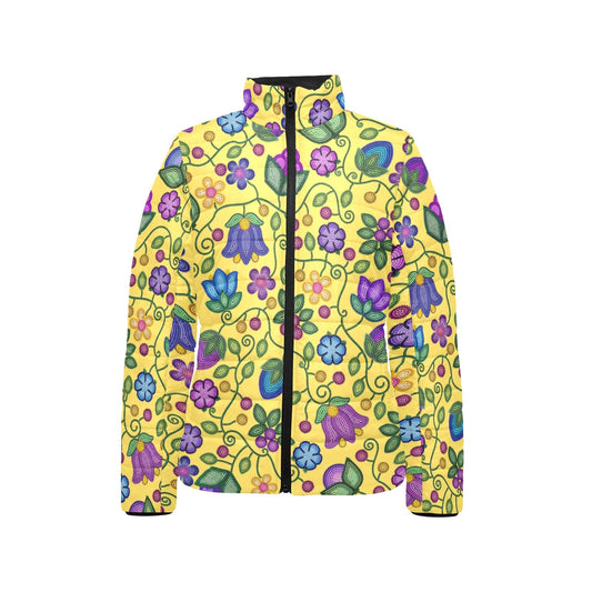 Bloom Uplift Yellow Stand Collar Jacket