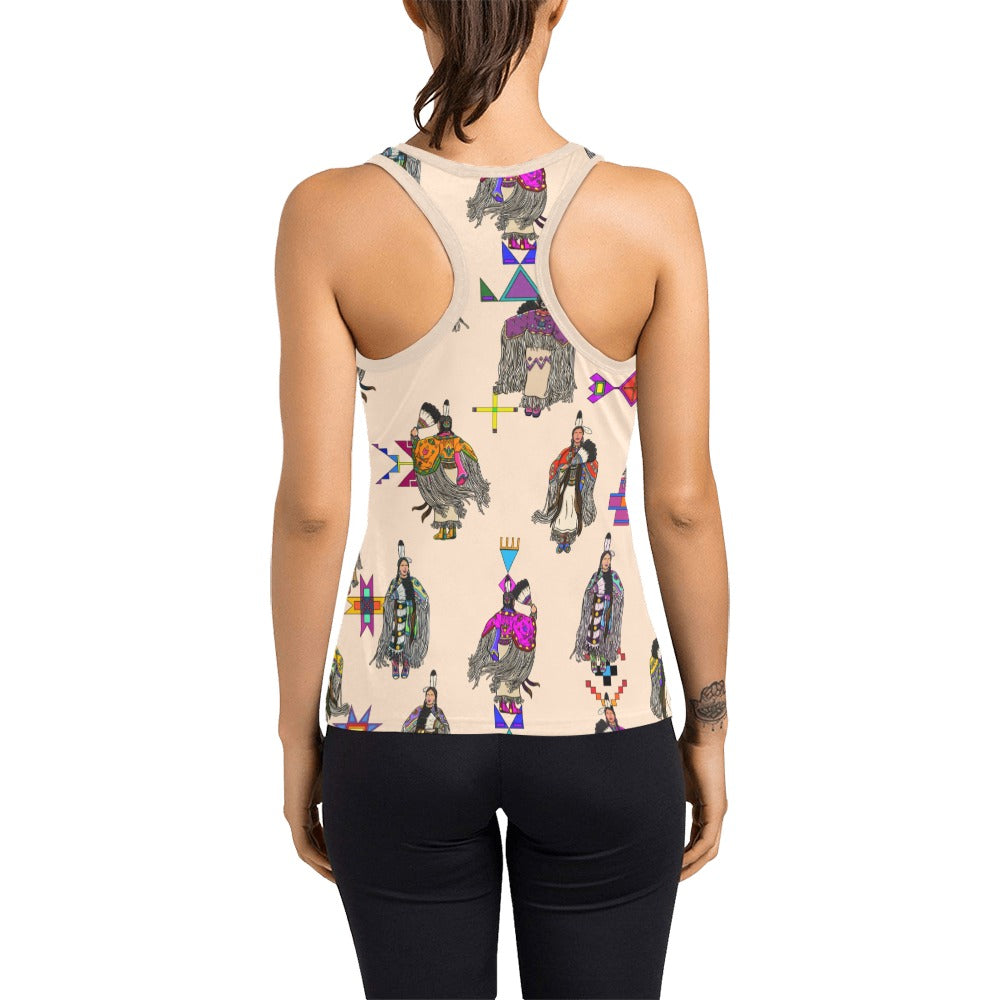 Women's Tradish Dancers  Muslin Women's Racerback Tank Top