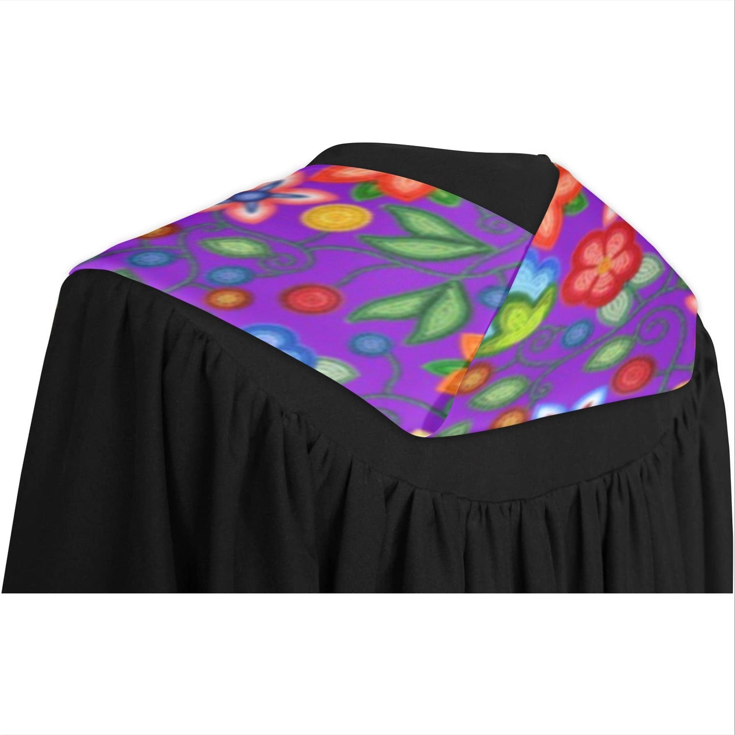 Morning Harmony Purple Graduation Stole