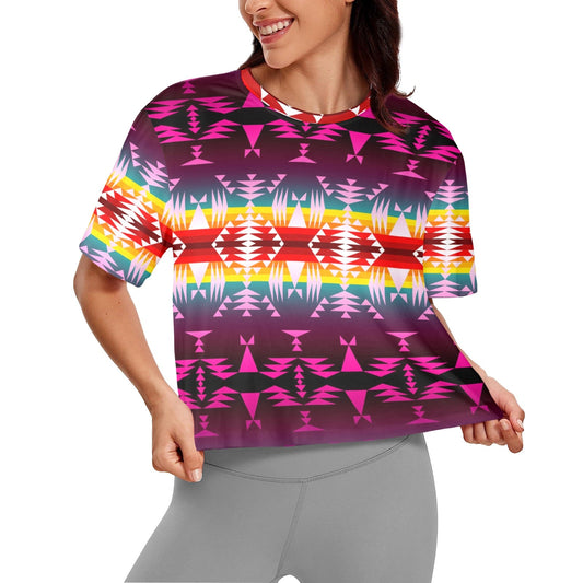 Between the Mountains Crop Top