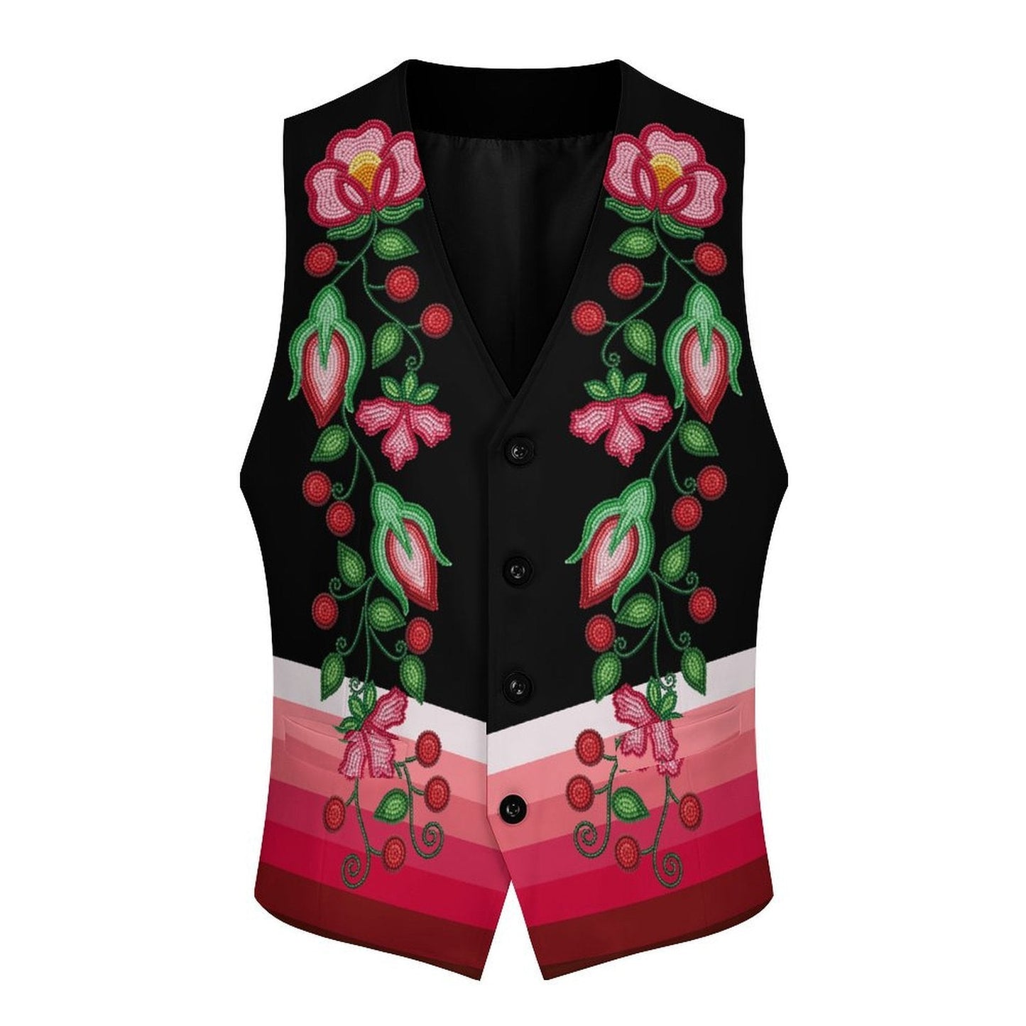 Rose Reverie Women's Sleeveless Suit Vest