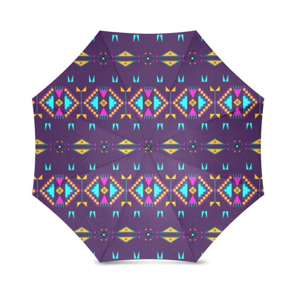 Rite of Passage Dark Purple Foldable Umbrella