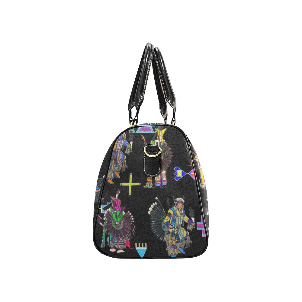 Men's Tradish Dancers Black Large Travel Bag
