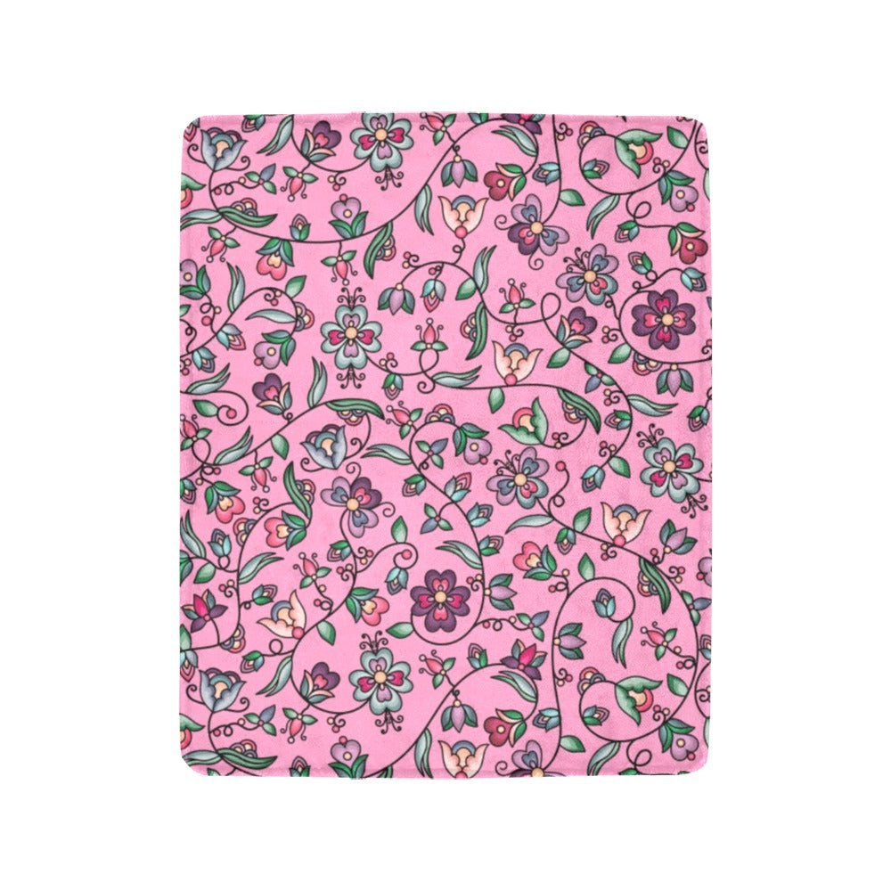 Amber Evening Garland Pink Ultra-Soft Micro Fleece Blanket 40"x50"