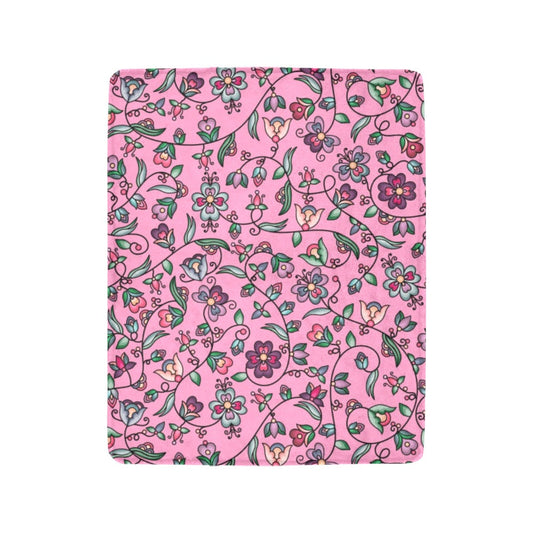 Amber Evening Garland Pink Ultra-Soft Micro Fleece Blanket 40"x50"