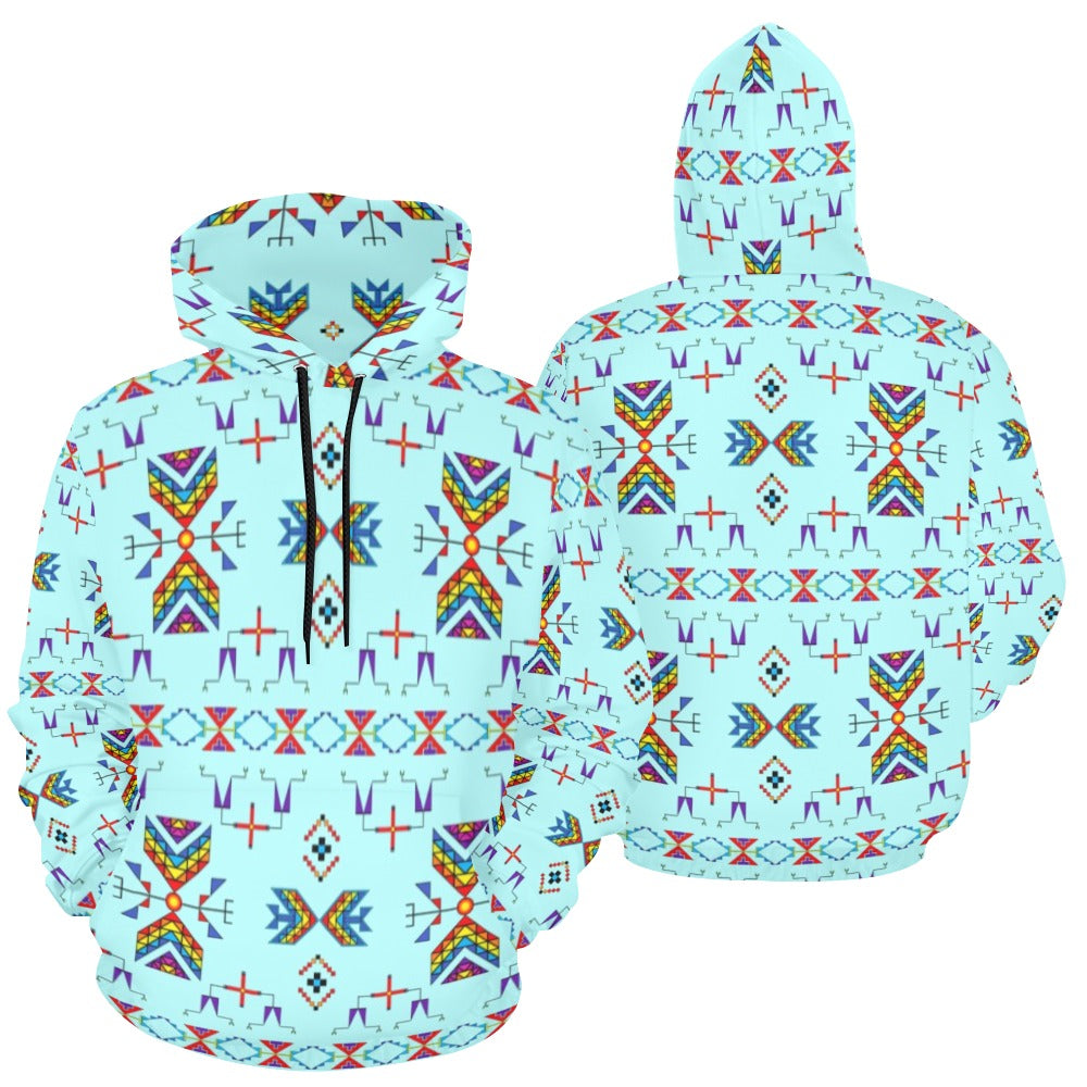 Rainy Chief Rainbow Robin Egg Hoodie for Women