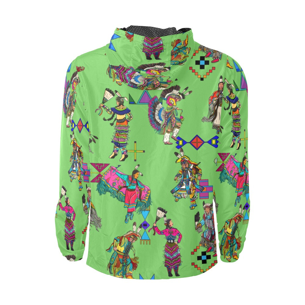 Grand Entry Dancers Grass Men's Windbreaker