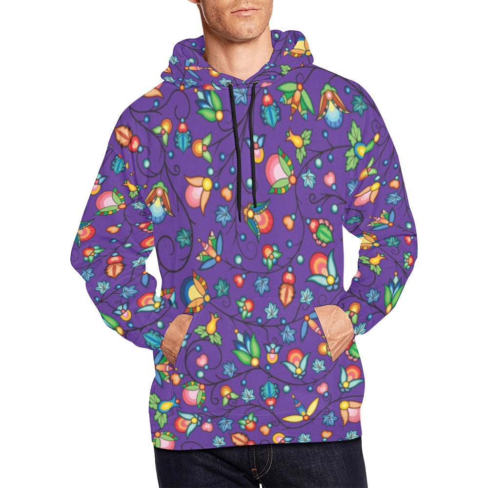 Prairie Plains Spirit Midnight Purple Hoodie for Men