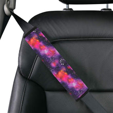 Load image into Gallery viewer, Animal Ancestors 9 Cosmic Swirl Purple and Red Car Seat Belt Cover
