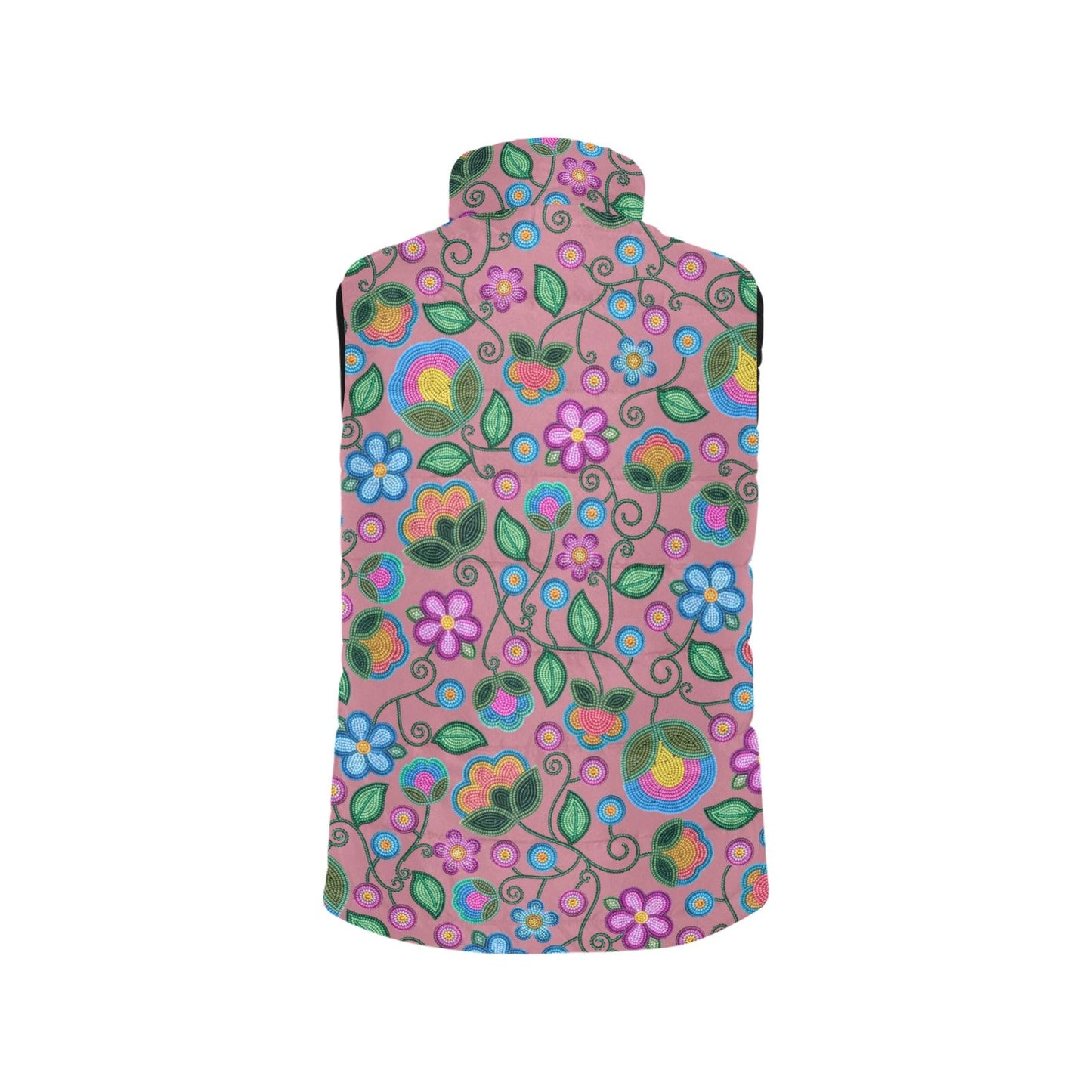 Turquoise Sunbeam Peach Women's Padded Vest Jacket