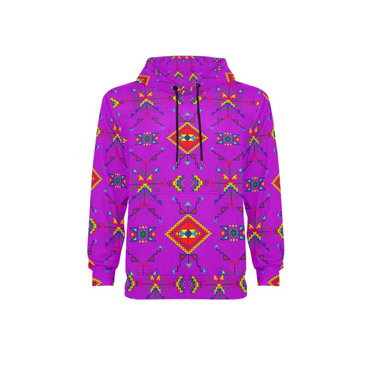 Buffalo Jump Purple Fleece Hoodie