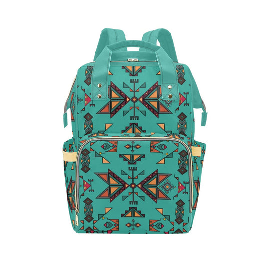 Arrow Dawn Turquoise Multi-Function Diaper Backpack/Diaper Bag